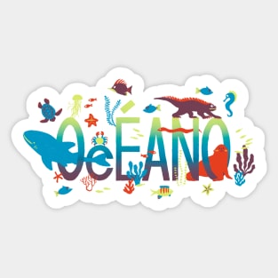 El Océano Sticker